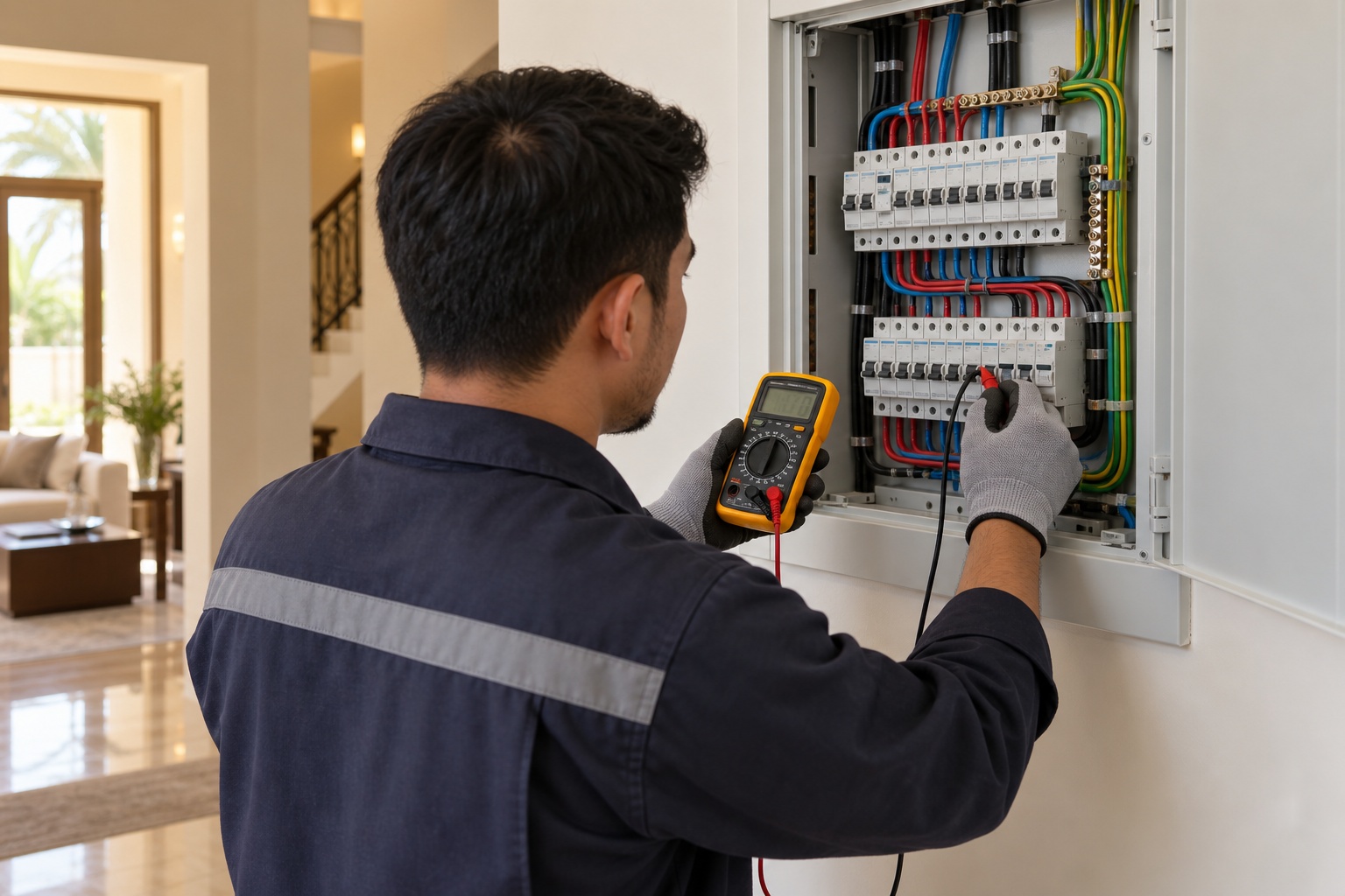Distribution board testing