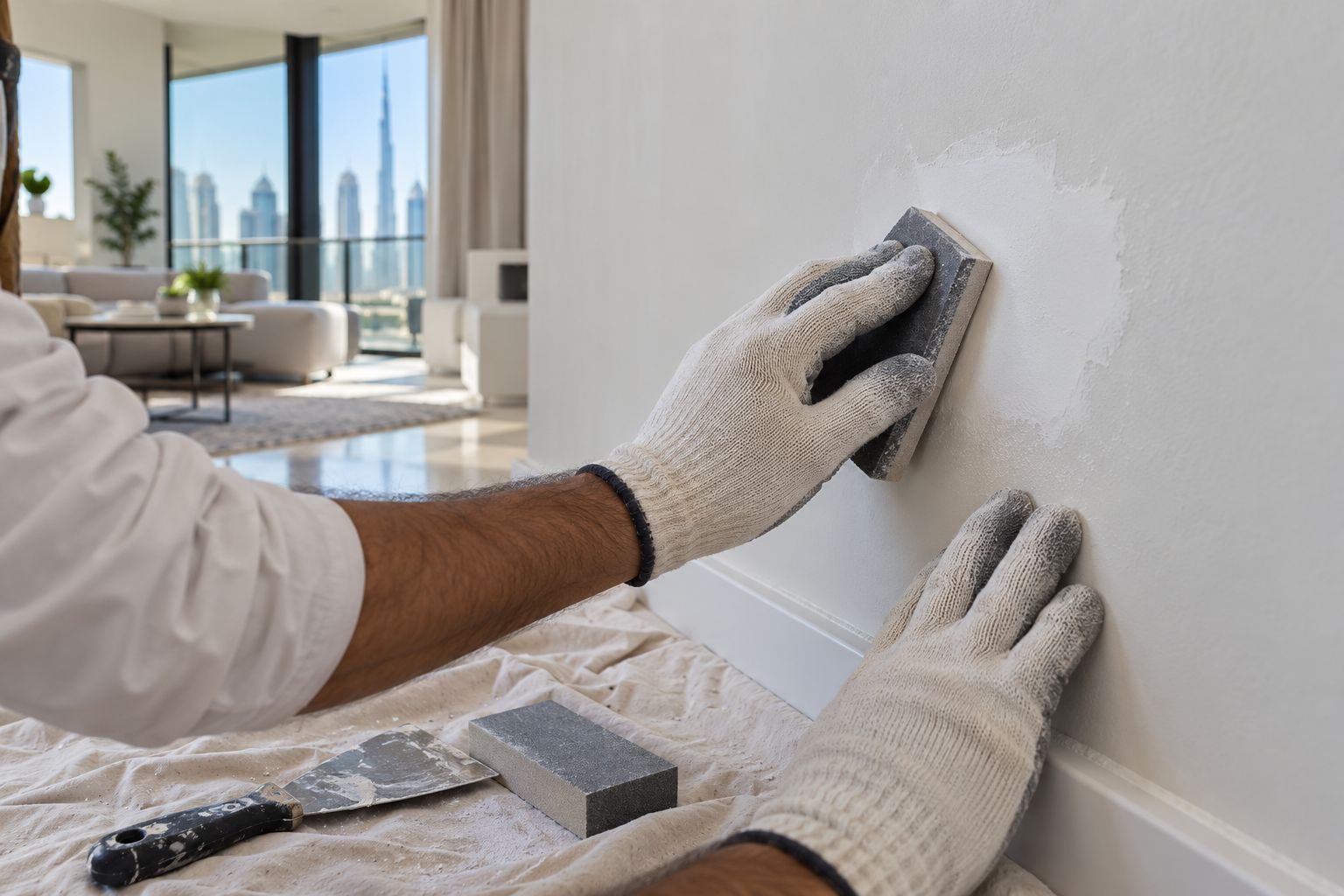 Wall preparation and patching