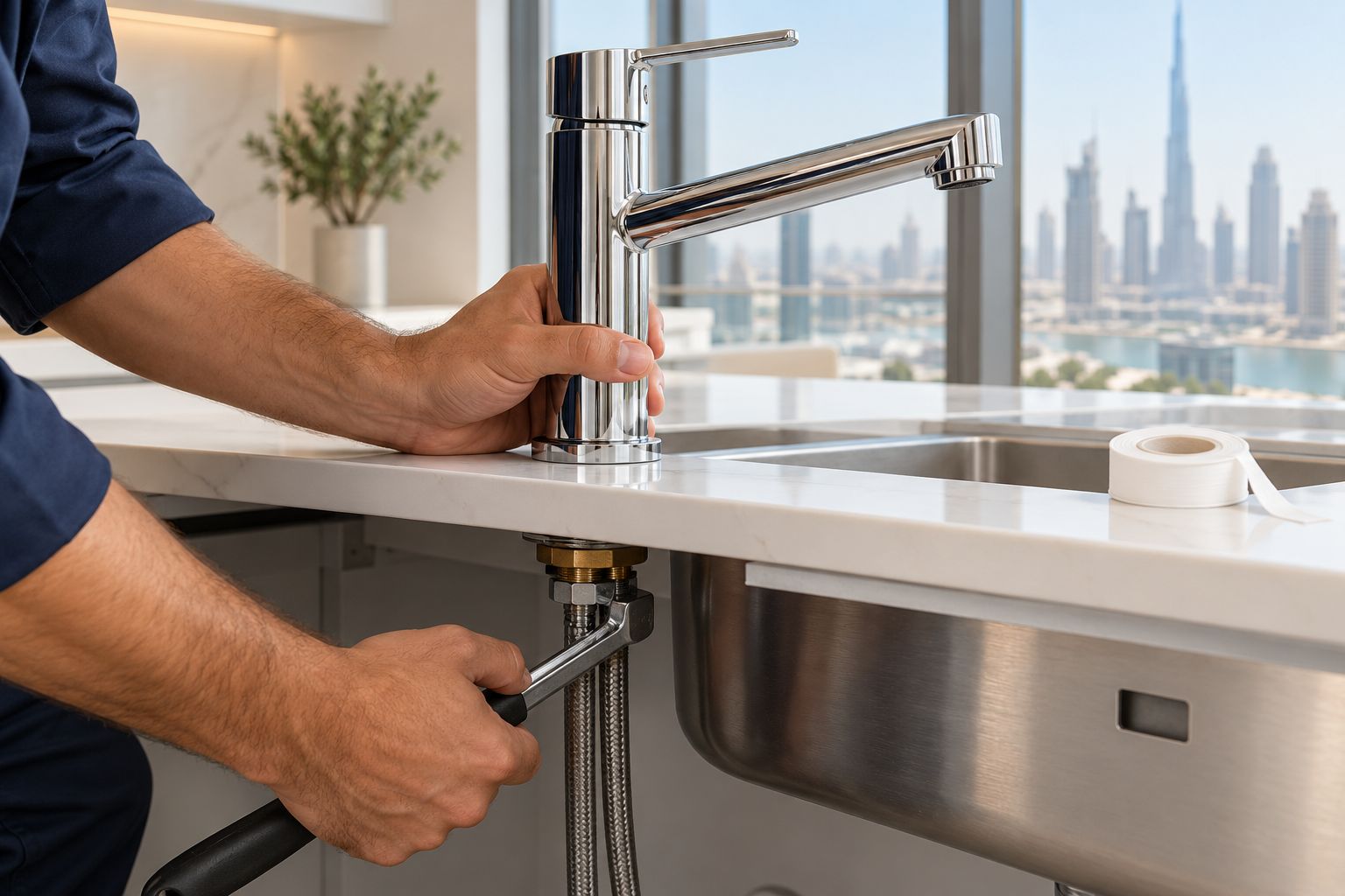 Mixer tap replacement