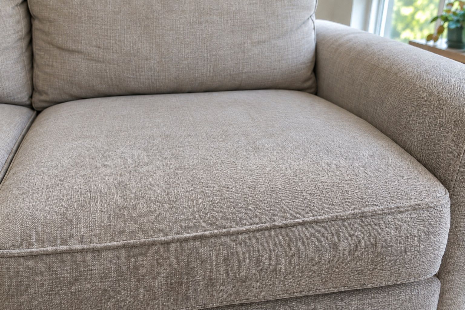 Sofa cleaning — after